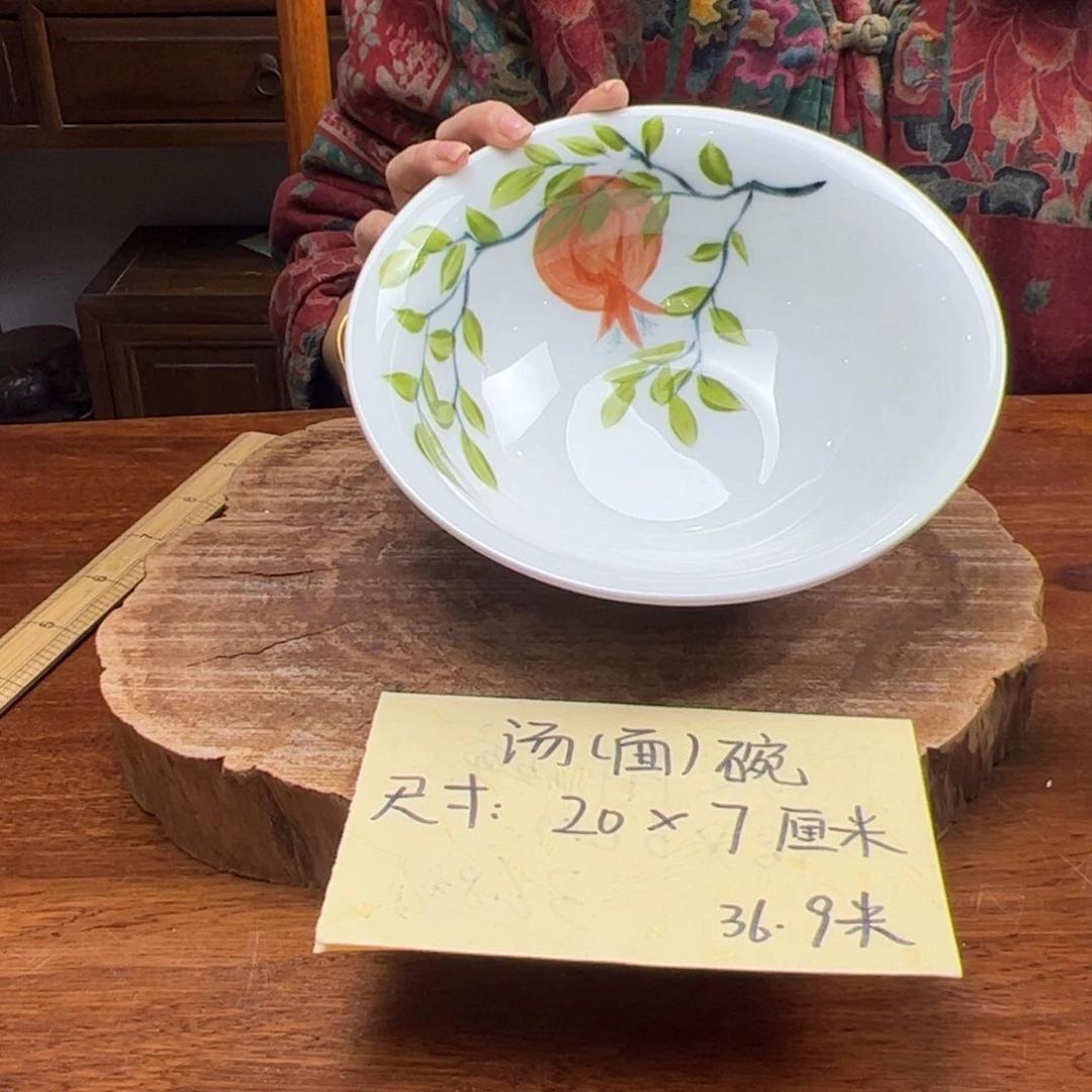 瓷片景德镇陶瓷手工手绘制作