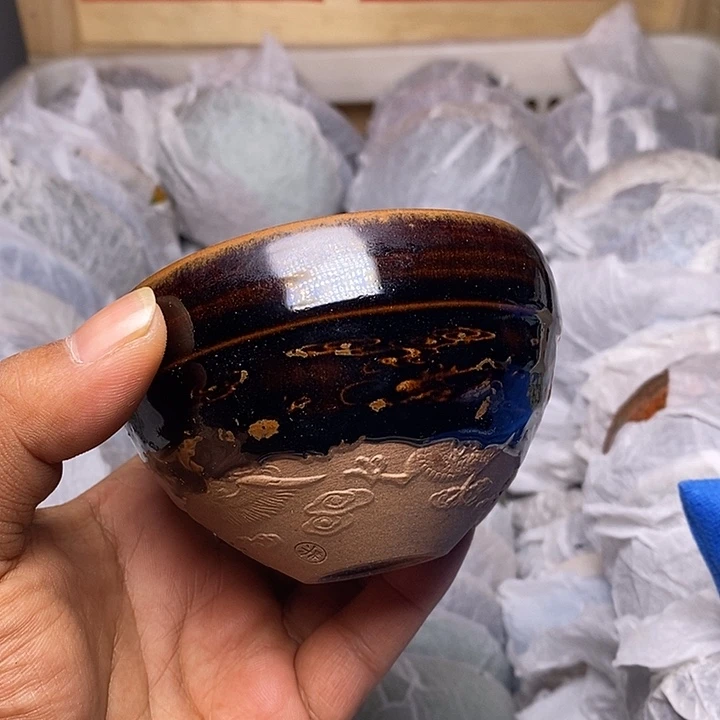 茶盏建盏喝茶主人杯茶杯