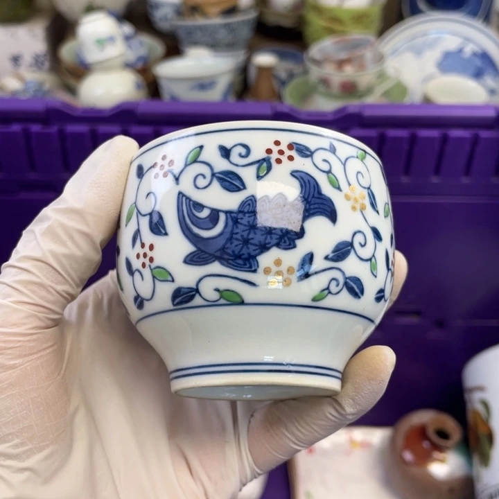 琉璃手工艺品他家瓷器真美…