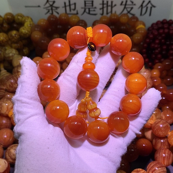 松木（琥珀木）手串/手链1.8 包浆高货