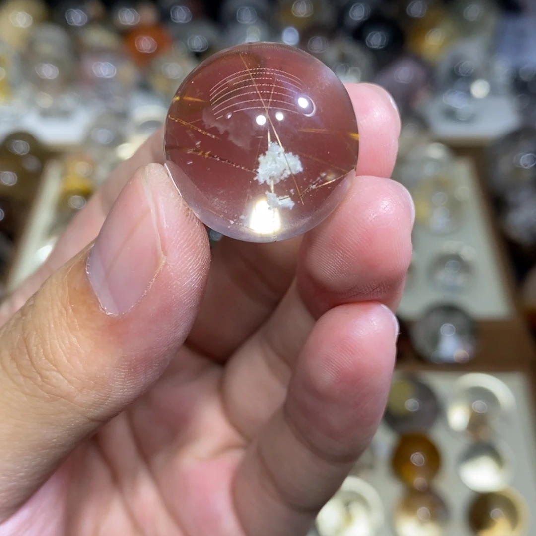水晶珠宝半成品未镶嵌23m