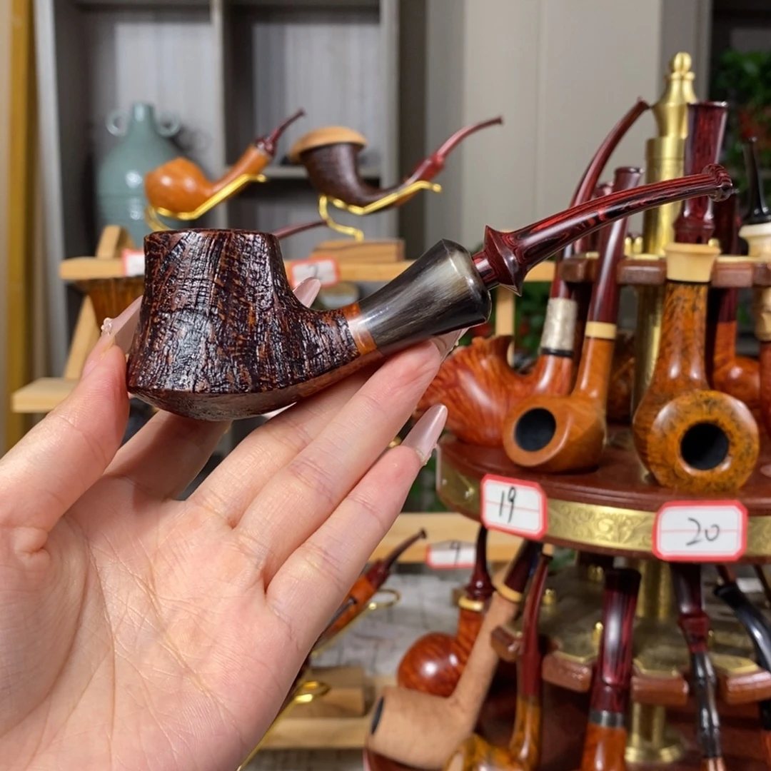 何***生刺猬烟斗石楠木火山