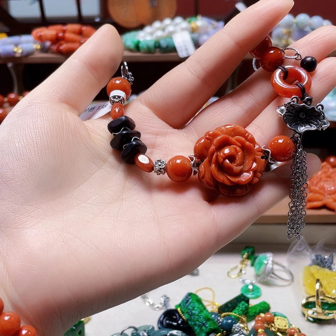 翡翠未镶嵌手链饰品