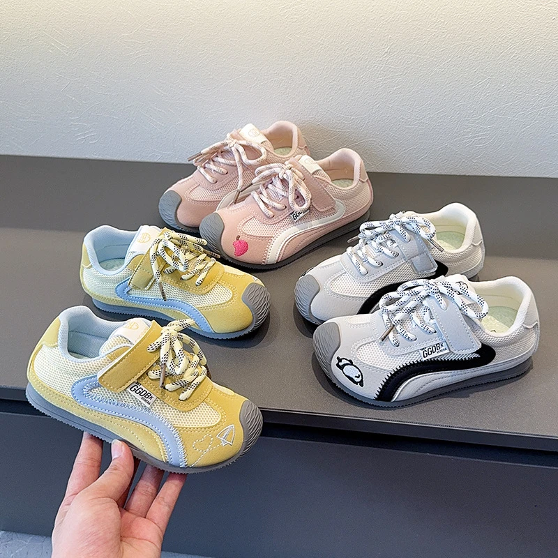 儿童网面透气德训鞋2025秋新款男童阿甘鞋韩版女童休闲百搭运动鞋