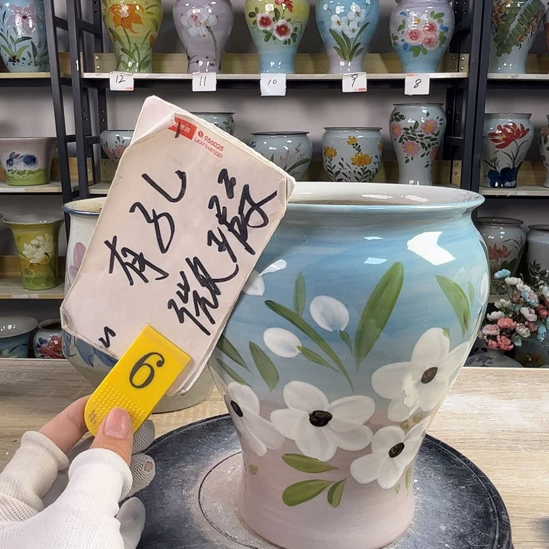 罐1tc景德镇陶瓷花盆