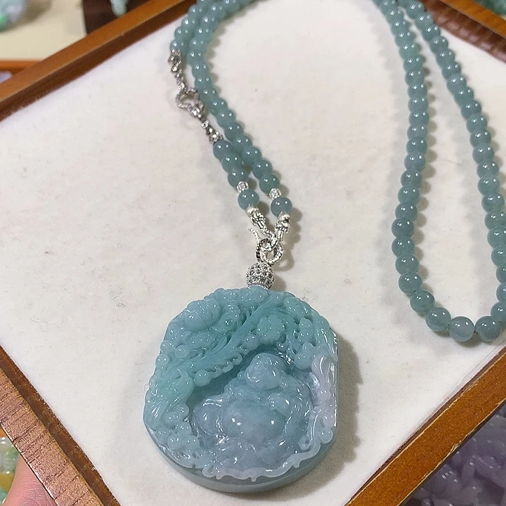 翡翠未镶嵌颈饰翡翠吊坠