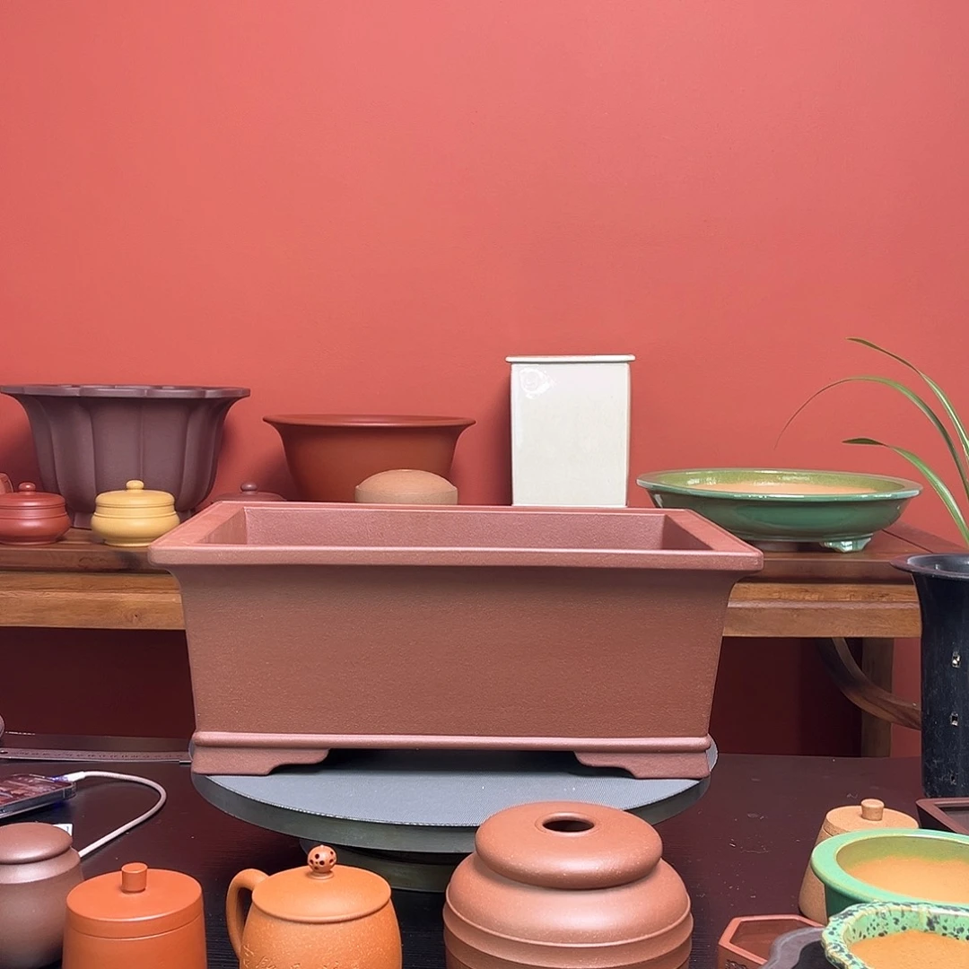 紫砂花盆望*楼紫砂马槽