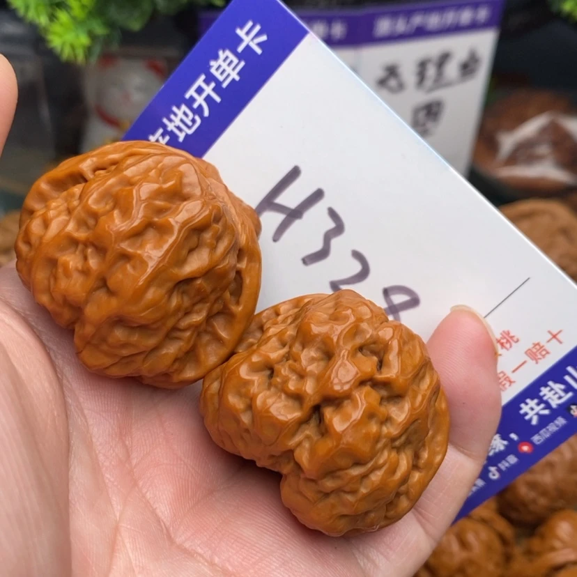 【闪购商品】文玩核桃把件边38蛤蟆头