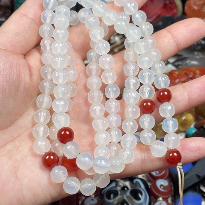 南红玛瑙未镶嵌颈饰