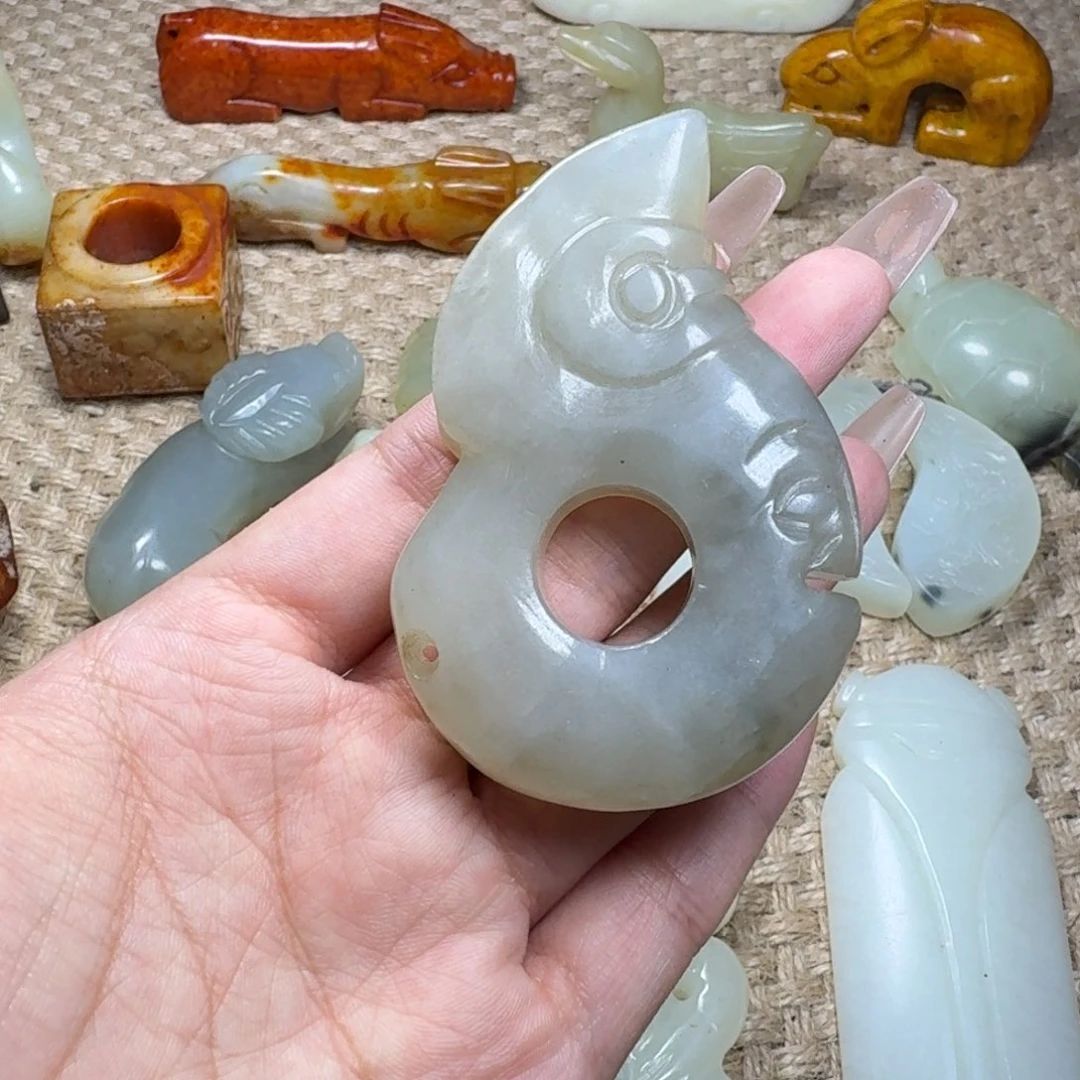 白玉菩提吊坠挂件