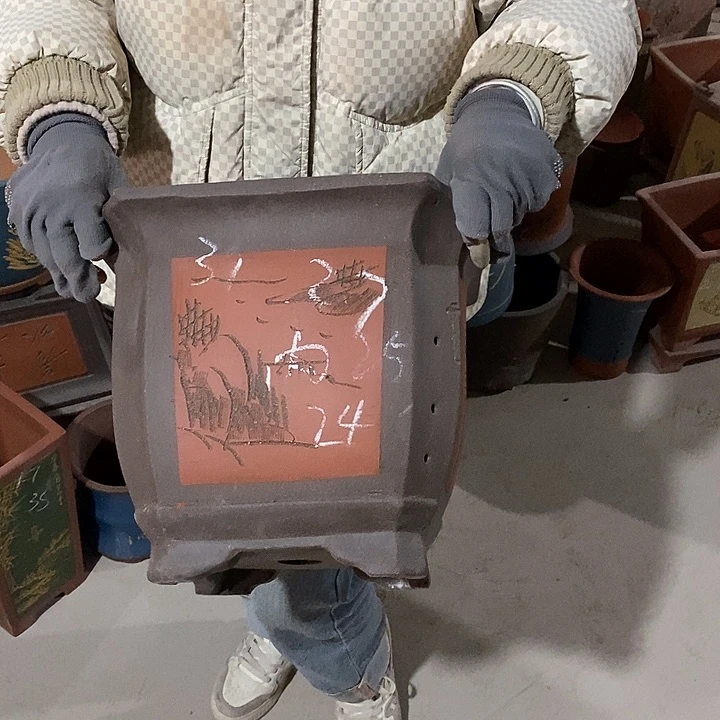 紫砂花盆紫砂花盆