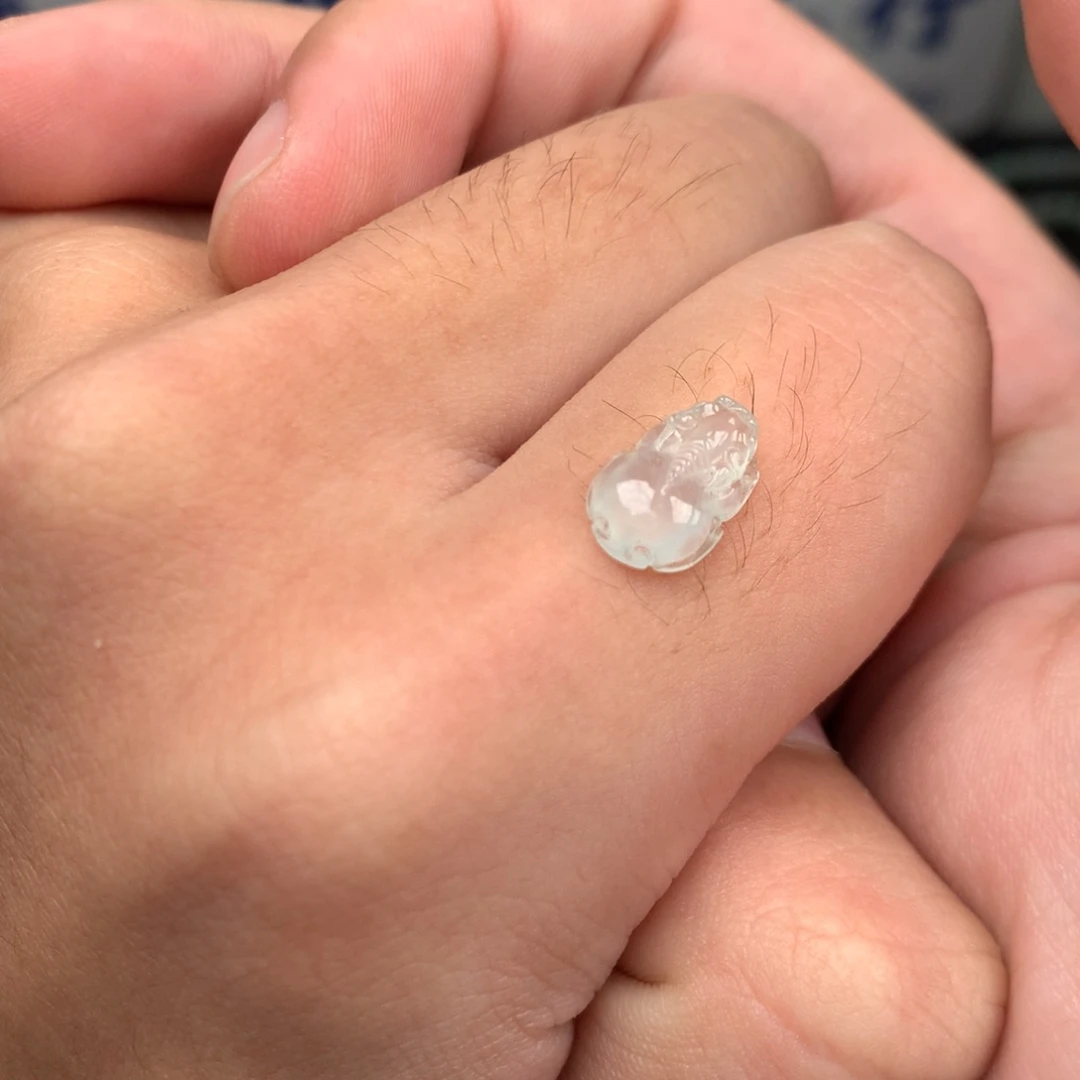 翡翠未镶嵌颈饰你是