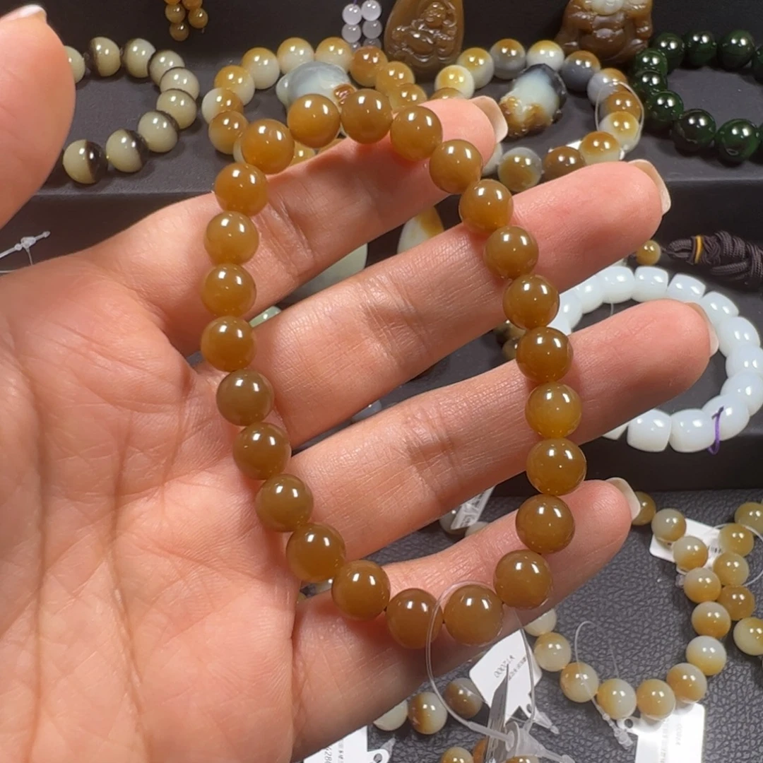 和田玉未镶嵌手链