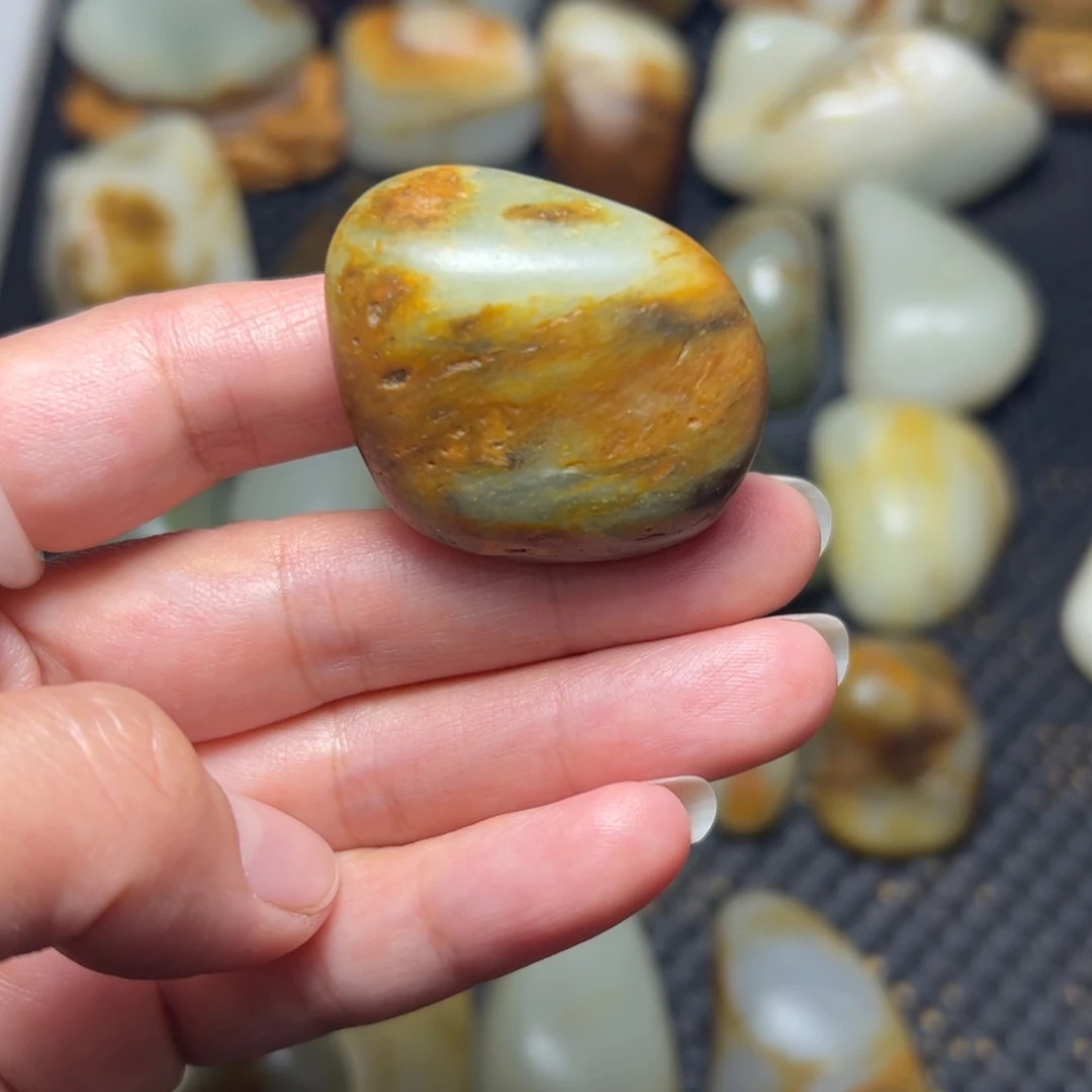 和田玉未镶嵌挂件19