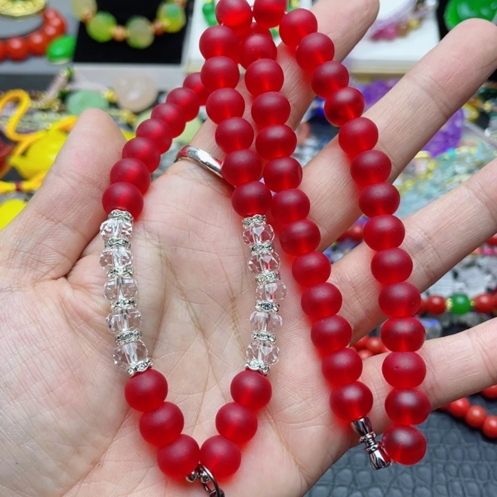 树脂制品93号红色项链