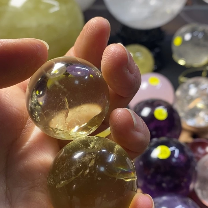 水晶摆件未镶嵌柠**！B001水晶