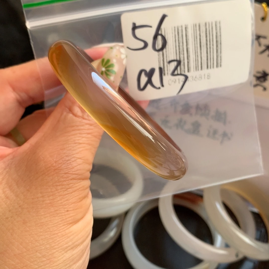 玛瑙/玉髓手镯未镶嵌&***&56