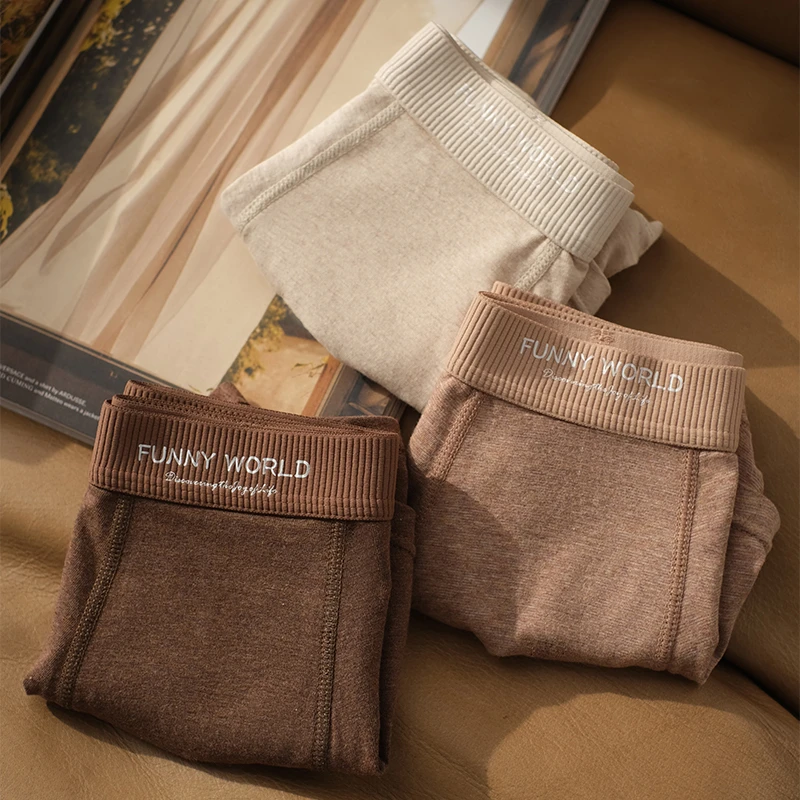 果计划高级感花纱棉男士内裤7A抑菌底档琉璃风平角四角裤短裤透气