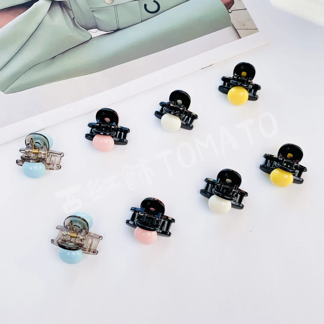 西红饰TOMATO韩国东大门百搭糖果系列刘海抓夹一对