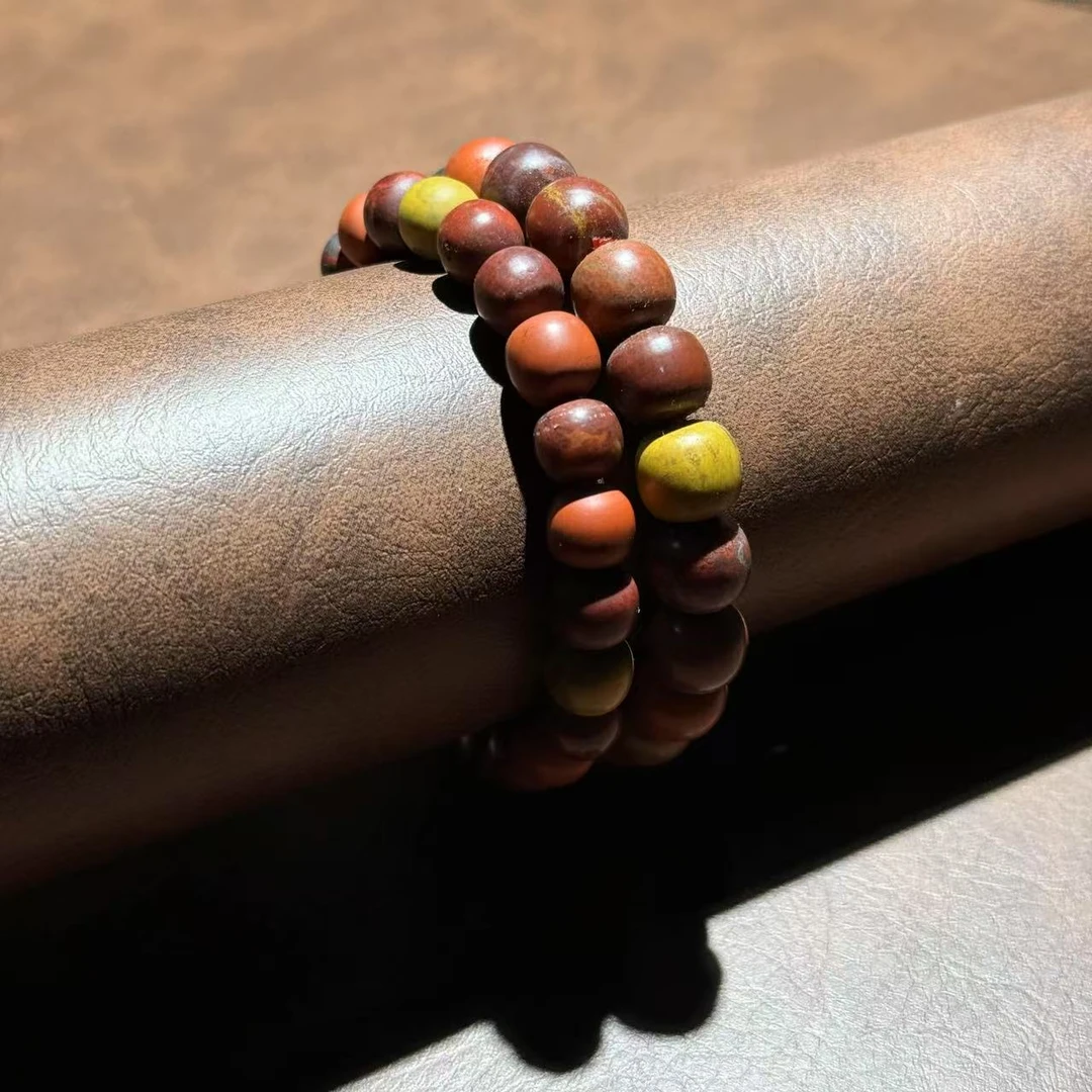 【与帅珠宝】包浆南红老型单圈D020311——多样性发其一