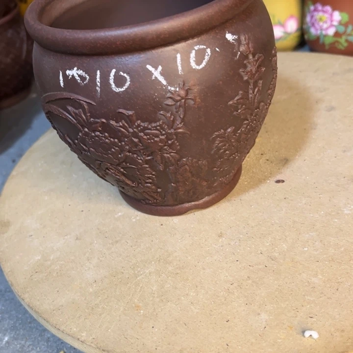 紫砂花盆紫砂花盆