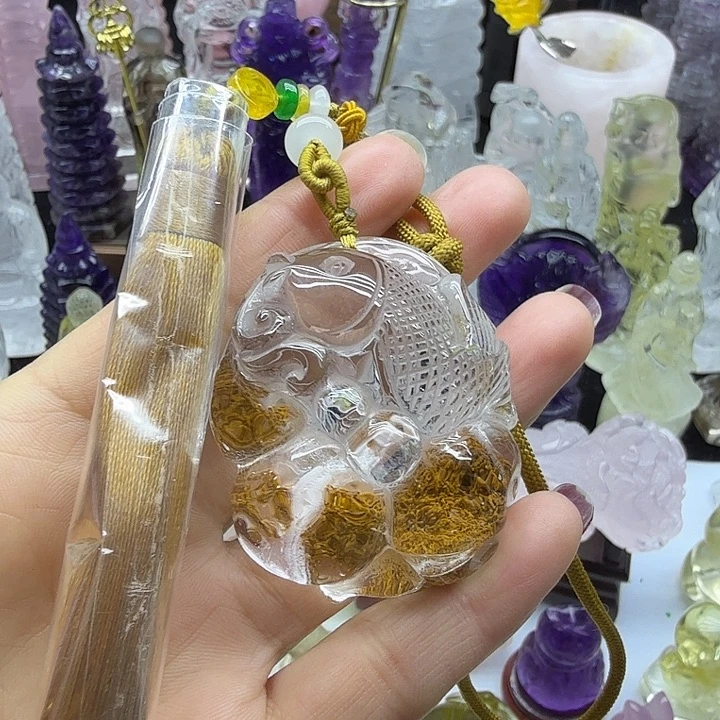 水晶未镶嵌珠宝半成品