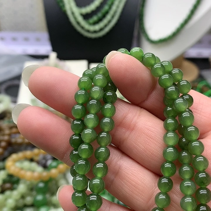 【闪购商品】和田玉手链未镶嵌5.8