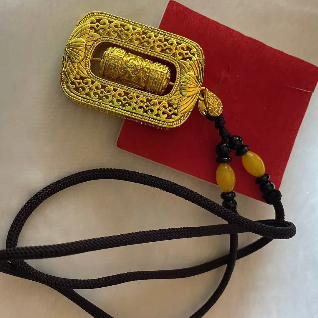 （藏收级别）吊坠 X.0070龙纹转经筒