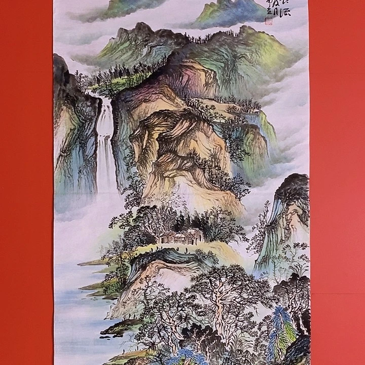 国画山水花鸟字画书画国画