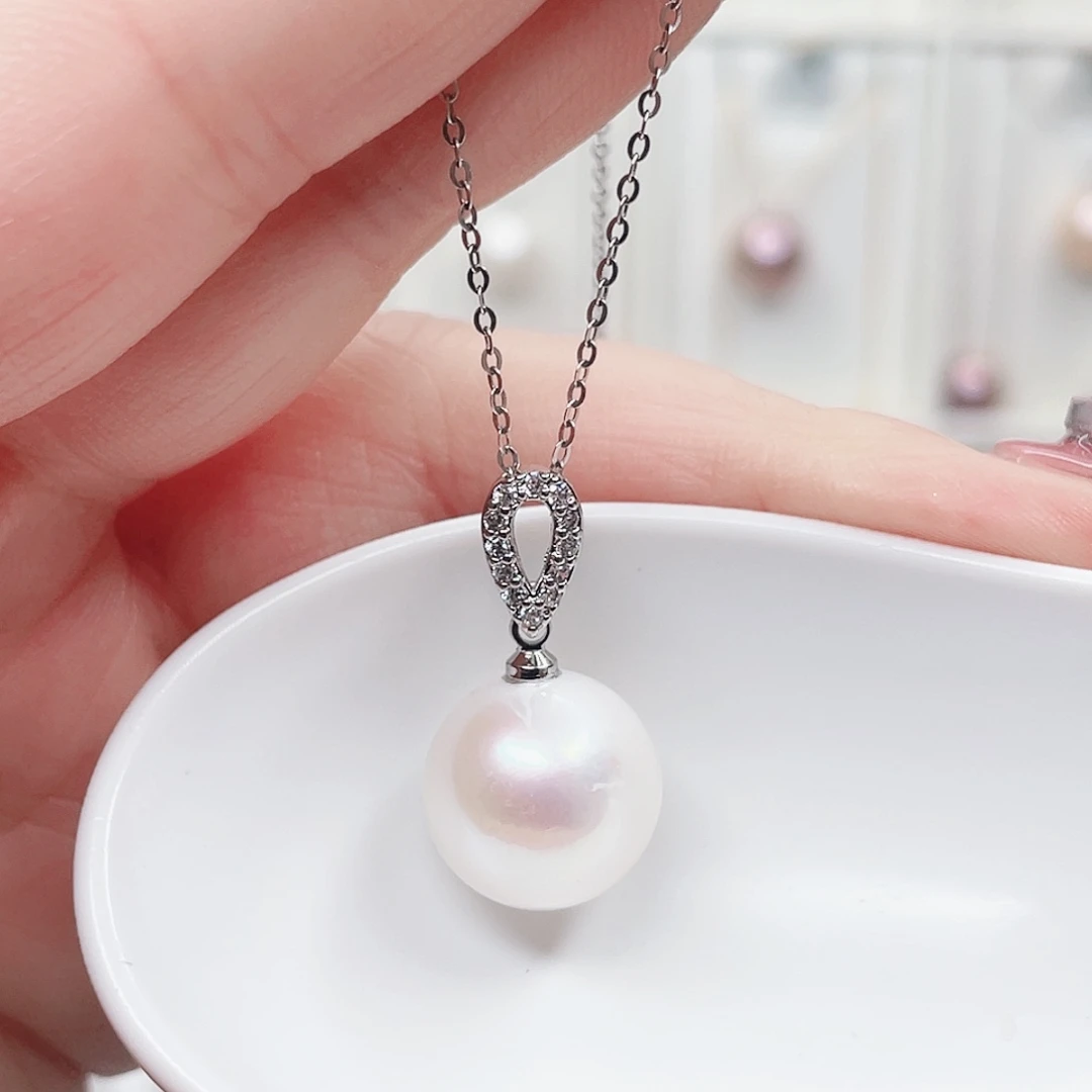 合金淡水珍珠吊坠(赠链)