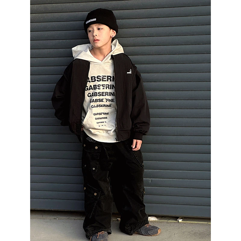 若大王时尚百搭童装休闲夹克外套 H25089