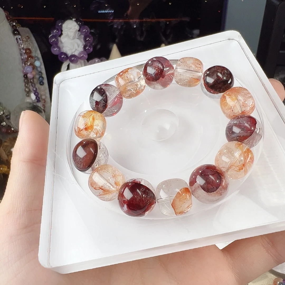 牛血红胶花 锦鲤胶花