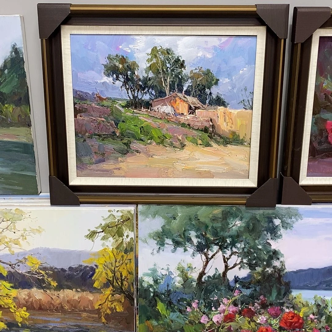 油画带外框画芯尺寸40x50cm