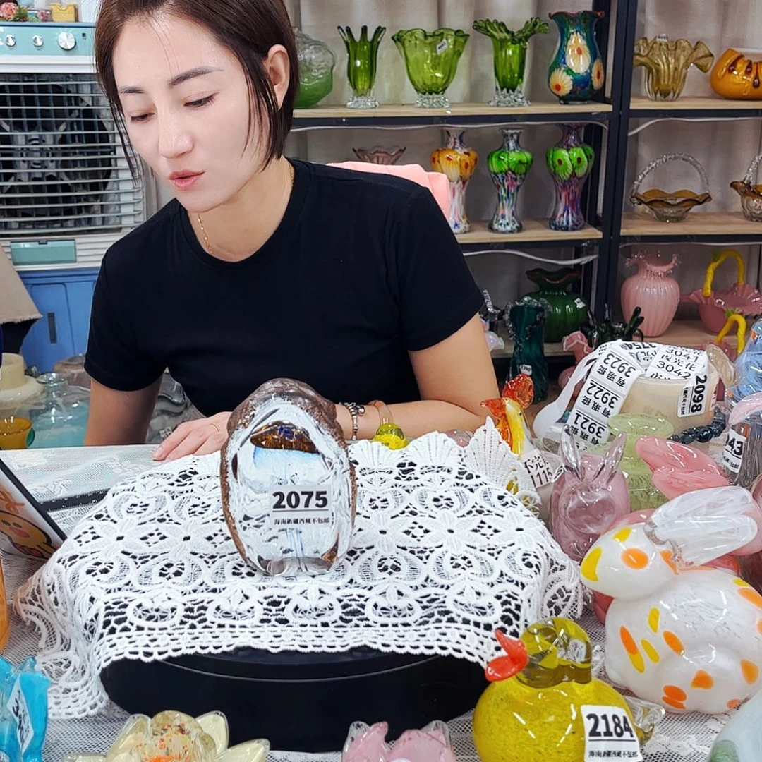 2075水母家悦琉璃工艺品