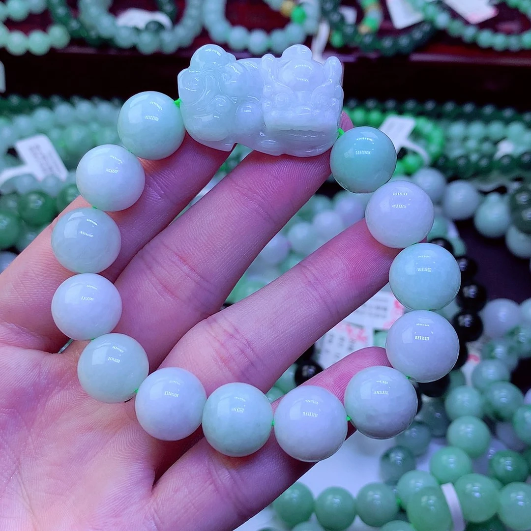 翡翠未镶嵌毛衣链