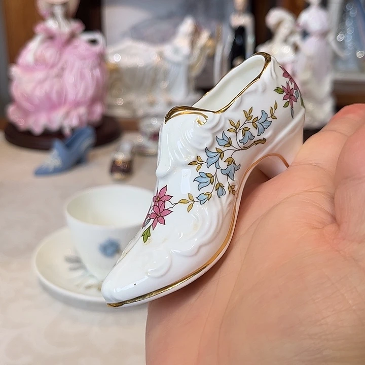 杯欧洲中古瓷器摆件