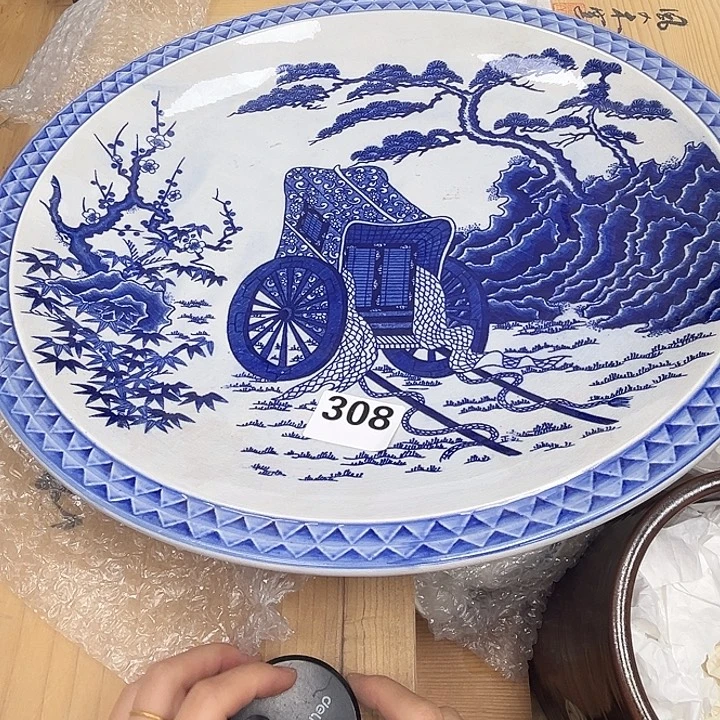 瓷片呀工艺品摆件瓷器摆件正能量
