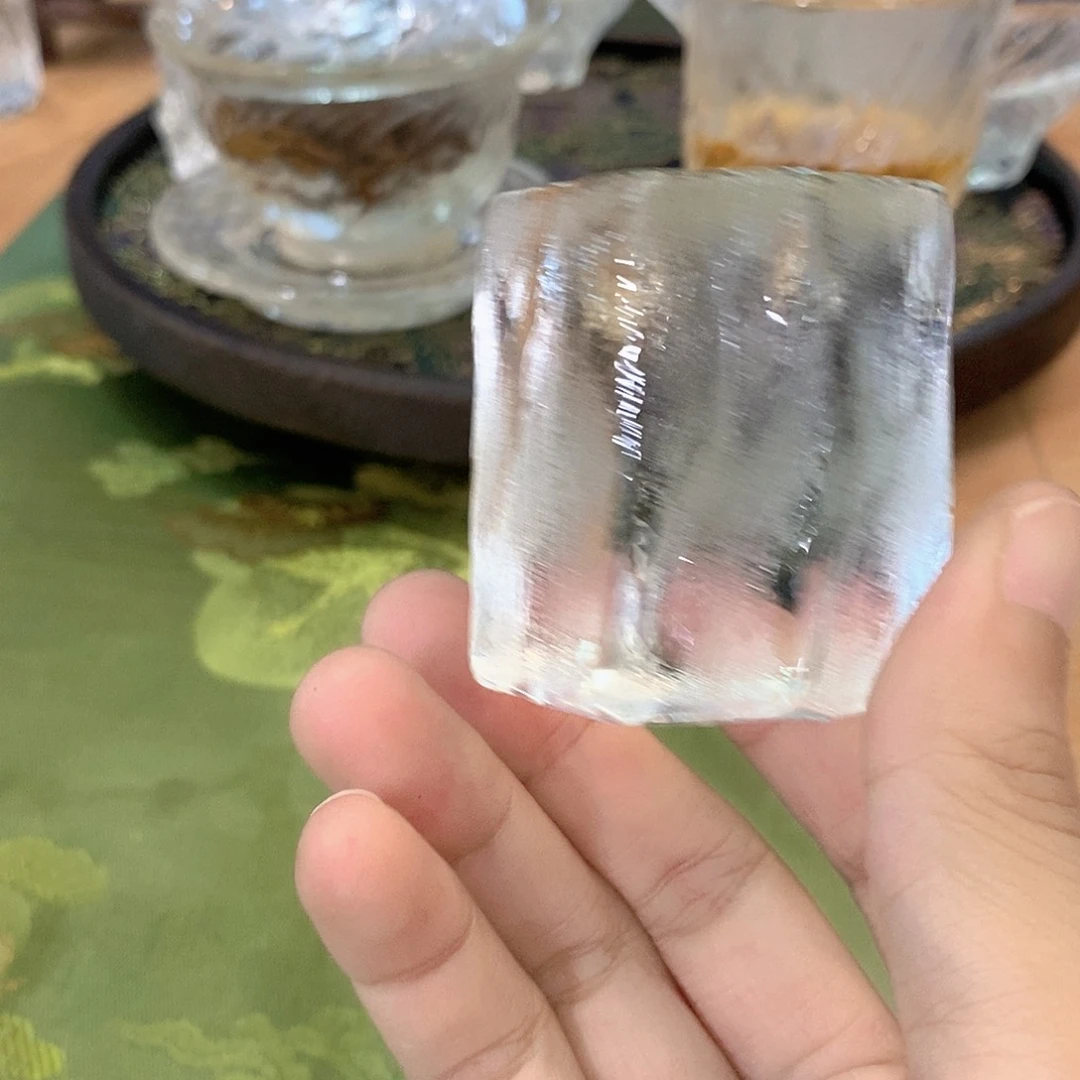 水晶玻璃吸管款盖置