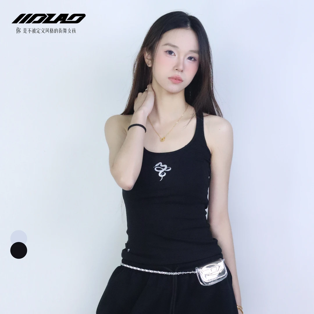【灵蛇起舞】大佬妙短款春夏季新品背心辣妹通勤百搭修身5196