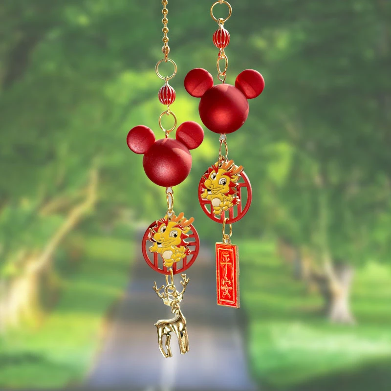 十二生肖汽车挂件车载后视镜吊坠25蛇年挂饰一路平安车挂装饰创意