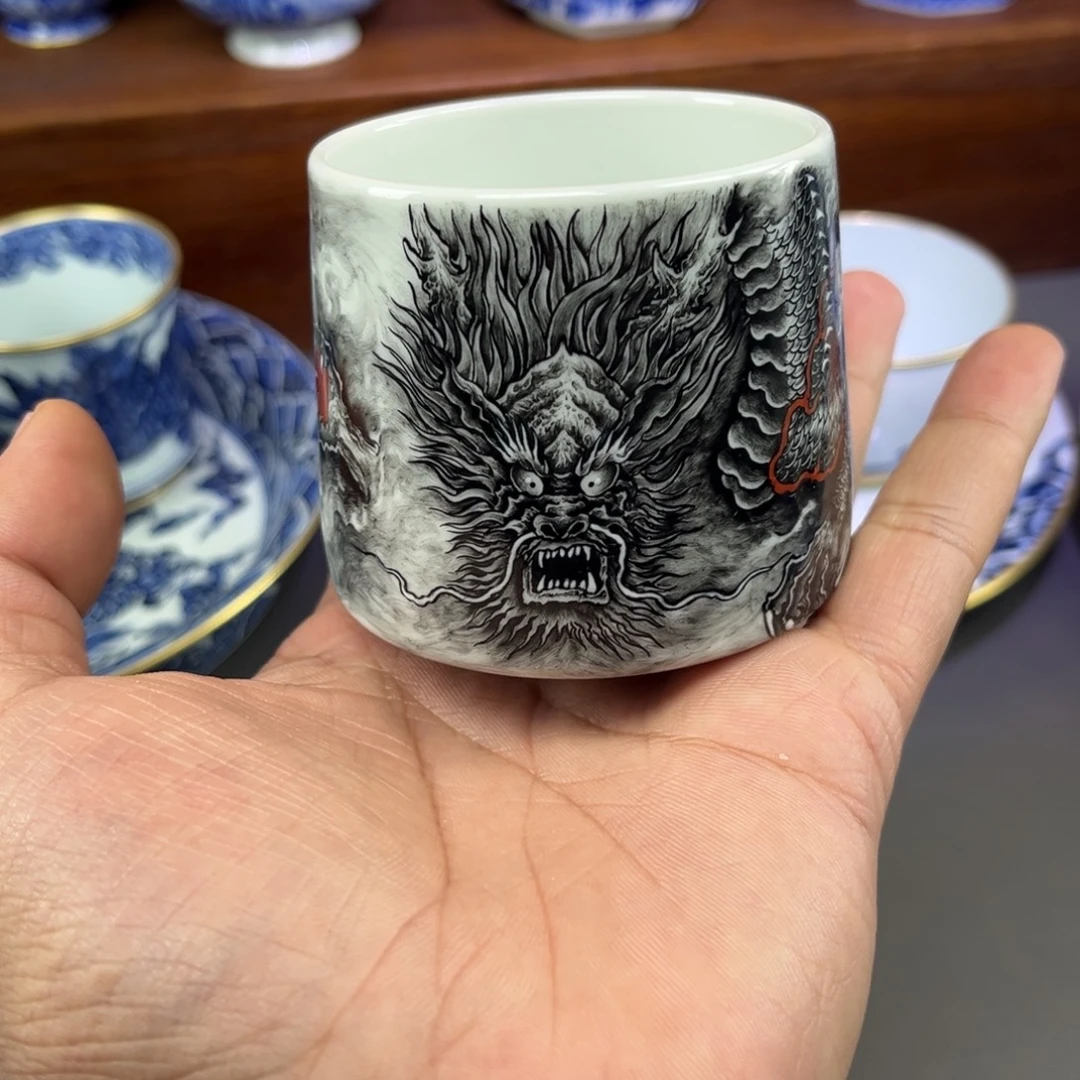 故***人摆件陶手工手绘哈哈哈哈