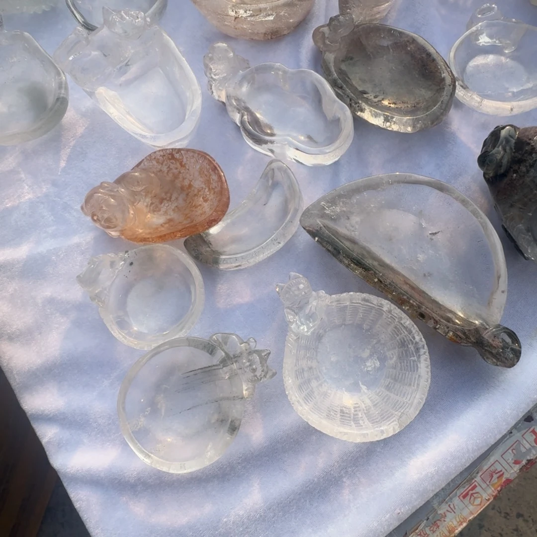 未镶嵌水晶珠宝半成品