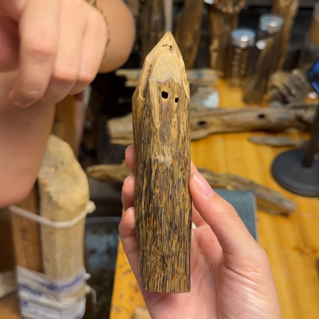 沉香沉香碎屑白棋块料34克