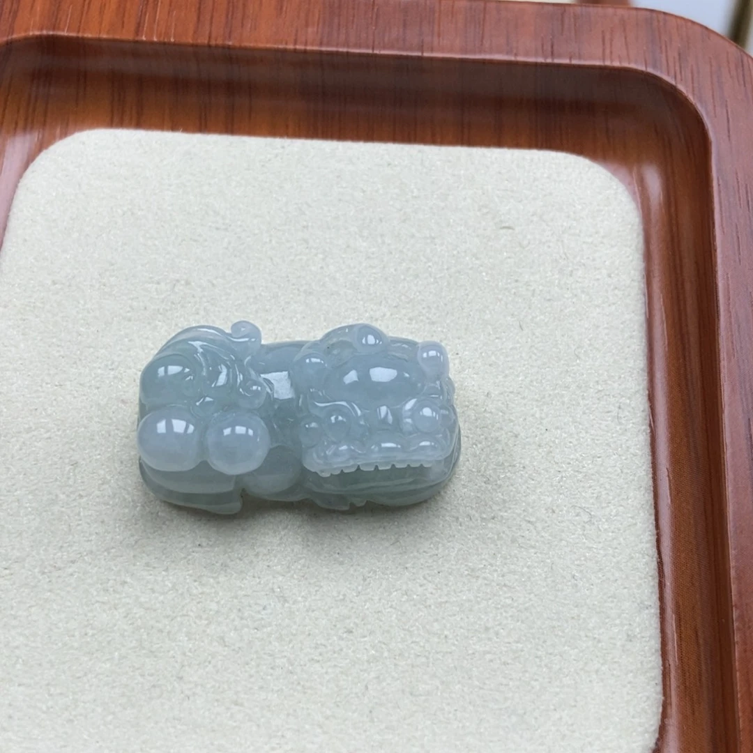 吊坠(赠链)未镶嵌翡翠霸王貔貅手链