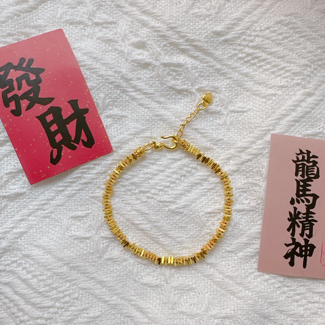 足金999黄金 投资金 卡三三角碎金 14.5手围 12.37