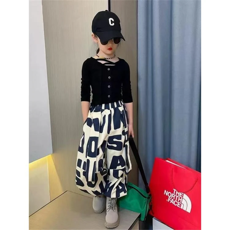 408125《现》优选韩版夏季儿童日常休闲舒适百搭休闲裤