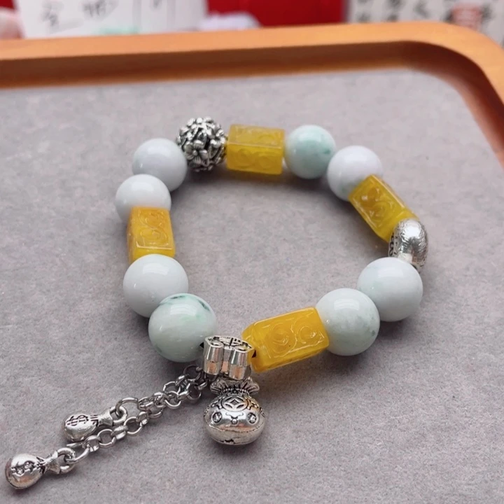 翡翠未镶嵌手链手串