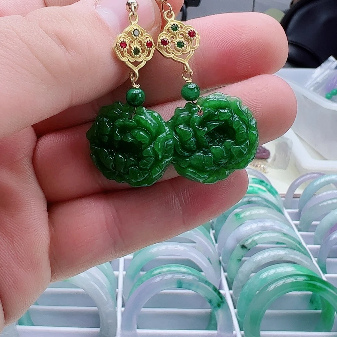 翡翠吊坠(赠链)银S925镶嵌