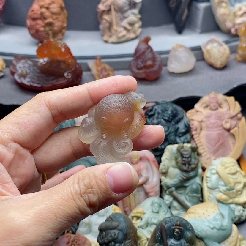 【闪购商品】未镶嵌吊坠定制玛瑙