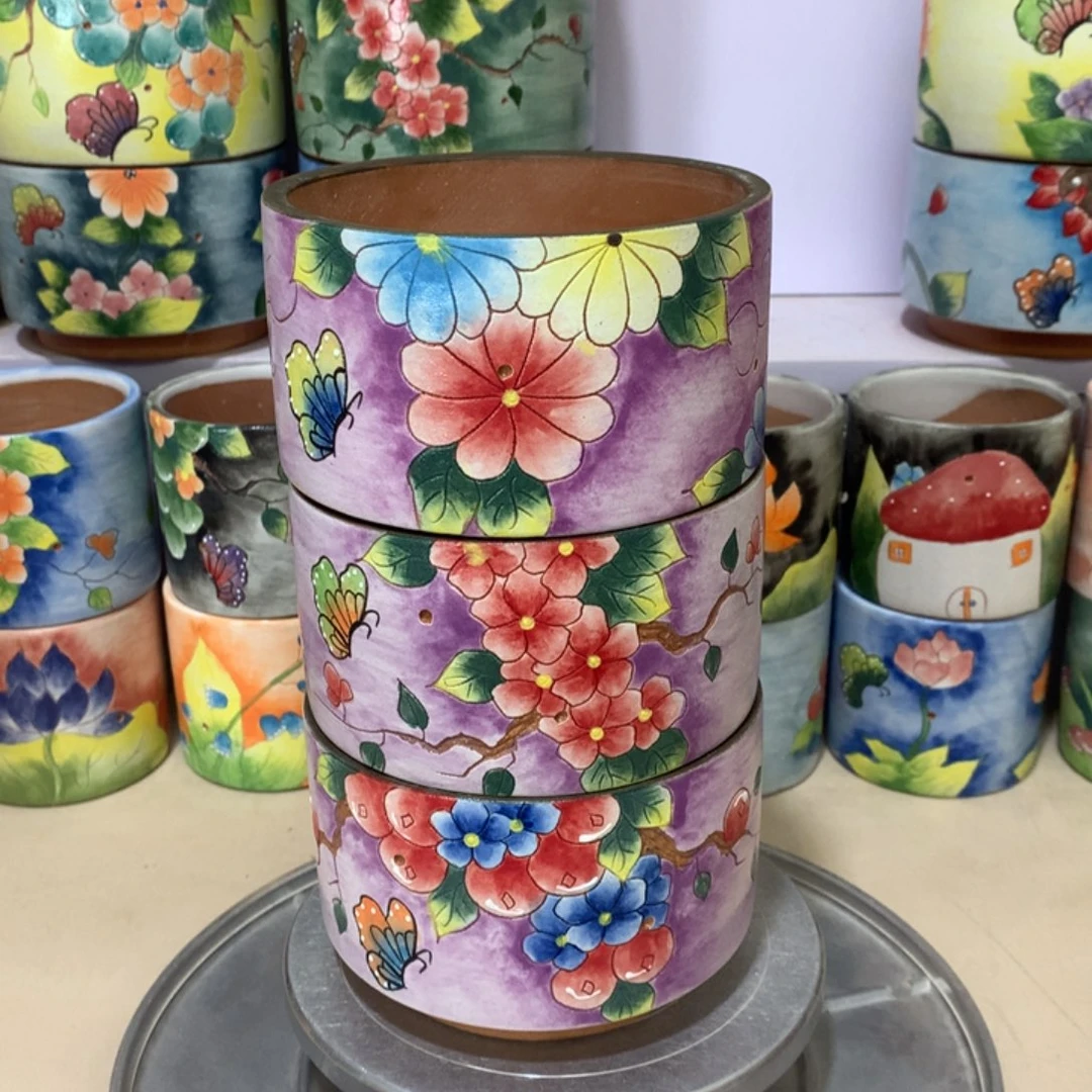 正品花盆，手绘花盆